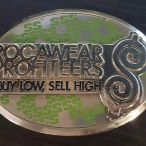 Rocawear Profiteers belt buckle Buy Low Sell High in good condition